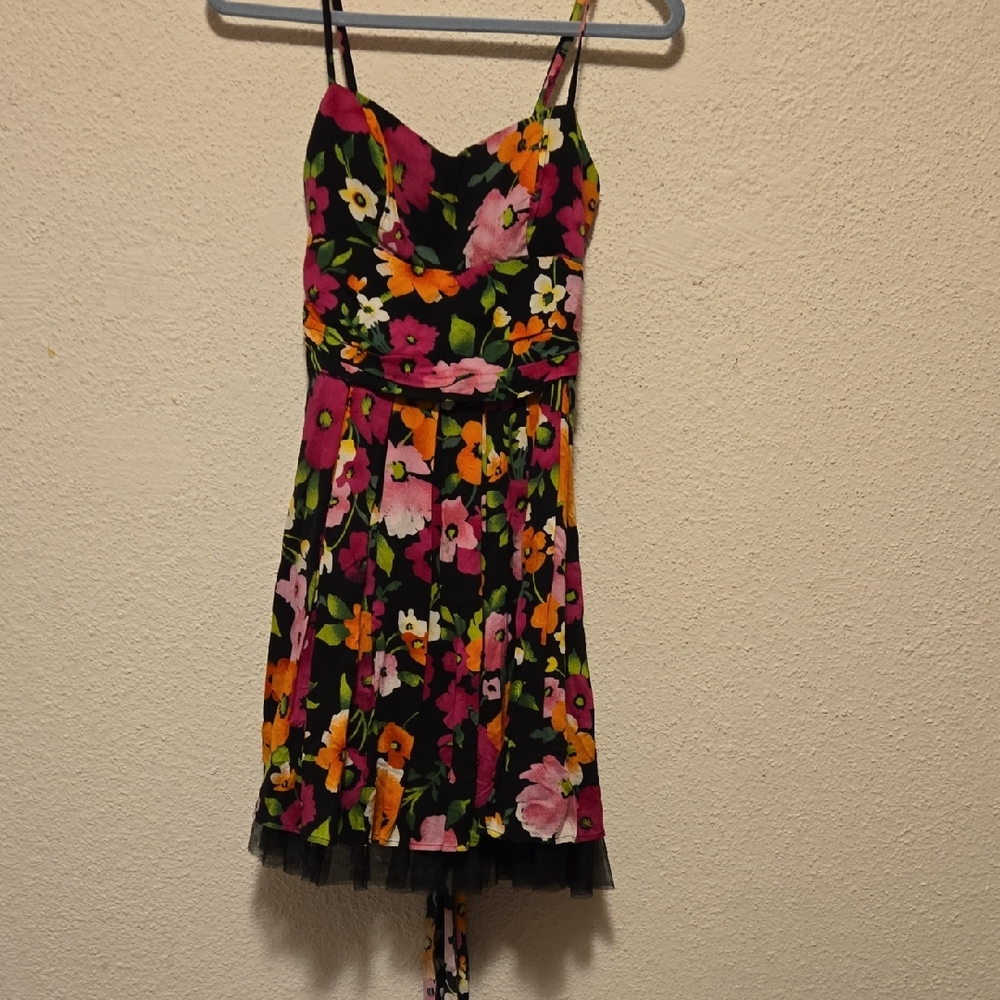B18 B Darlin Multicolor Floral Dress Sz 7/8